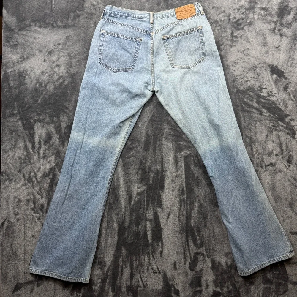 Abercrombie & Fitch Jeans Mens 31x34 Light Wash 1892 Vintage Bootcut Cotton USA